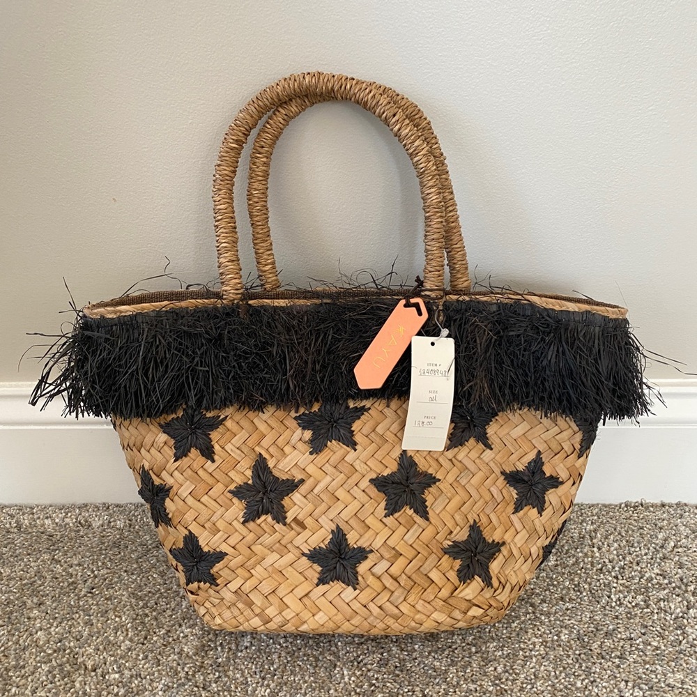 New✨ Anthropology Kayu Stellar Grass Tote
